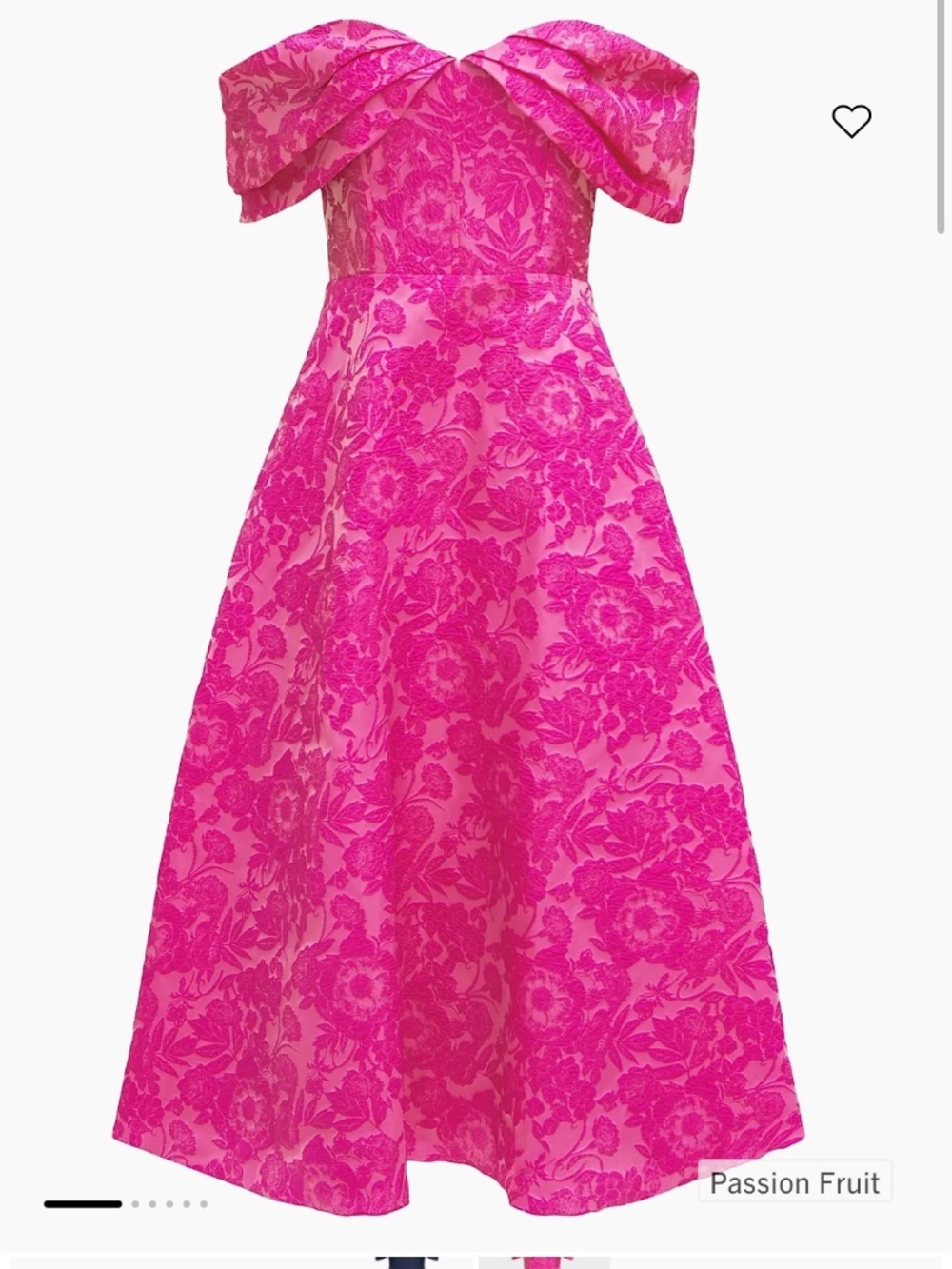 Theia Jacquard pink midi dress NWT
